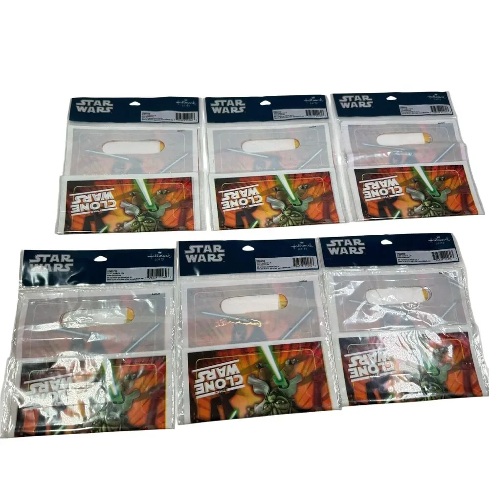Hallmark Star Wars Party Favor Bags Treat Boxes 48 Pieces Birthday NEW SEALED